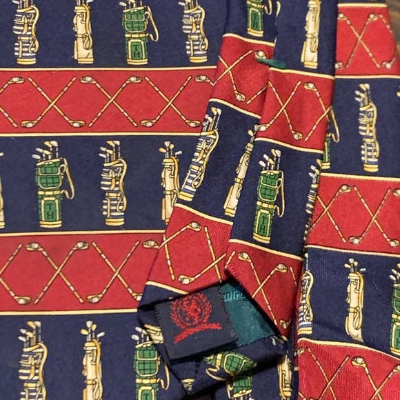 Silk Golf Theme Motif Tommy Hilfiger USA ties - Picture 11 of 15